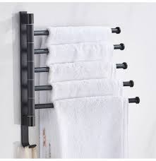 Maybe you would like to learn more about one of these? 2 5 Rack Black Wall Mounted 180 Angle Towel Rack Holder Hook Hanger Rotating Bar Bathroom Kitchen