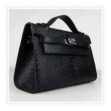 What do you call a cat on a mission? Hermes Kelly Tote Bag Python Leather Black Via Polyvore Hermes Handbags Bags Hermes Handbag Collection