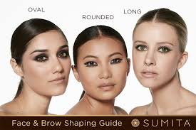 Eyebrow shapes interact in different ways with individual face shapes. A Guide To Shaping Brow By Face Shape Sumita Cosmetics