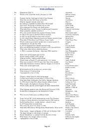 Answers to general knowledge questions: 10000 General Knowledge Quiz Questions Answers