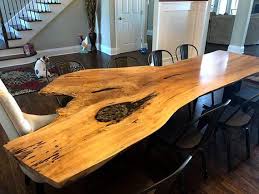 Single Slab Live Edge Black Walnut Tables Live Edge Maple Live Edge Table Dining Furniture Makeover Slab Dining Tables