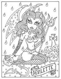 This coloring page was posted on tuesday Bad Girl Color
