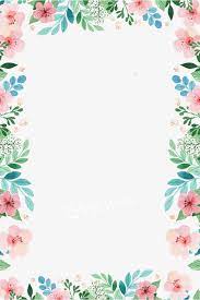 Spring Borders Spring Spring New Frame Png Transparent Clipart Image And Psd File For Free Download Floral Border Design Flower Background Wallpaper Free Watercolor Flowers