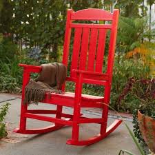 Polywood Recycled Plastic Presidential Rocking Chair Outdoor Rocking Chairs At Hayneedle Rocking Chair Plastic Rocking Chair Red Rocking Chair