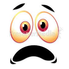 Crazy Scared Face Education And School Great Clipart For Presentations Scared Face Cartoon Faces Funny Emoji Faces