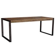 At dumond's custom furniture, we're proud to say that each using beautiful and unique hand selected wood slabs from around the world, we build reclaimed wood dining tables like nothing you've seen before. Timbergirl Brown Reclaimed Wood And Metal Dining Table