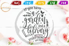 Download If You Have A Garden And A Library Graphic By Uramina Creative Fabrica PSD Mockup Templates