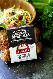 At aidells, our chicken sausages, meatballs, and burgers are prepared in small batches. Asian Lettuce Wraps With Teriyaki Pineapple Meatballs