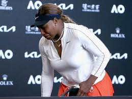 Naomi osaka suffered a second straight defeat on clay, while simona halep's title defence was ended by injury. Look Serena Williams Breaks Down After Semi Final Defeat To Naomi Osaka Tennis Gulf News
