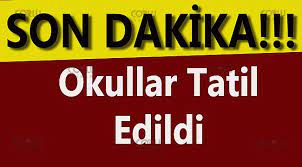 Ağrı'da okullar pazartesi gününe kadar tatil (yarın okullar tatil mi). Okullar Tatil Edildi Tekirdag Corlu Haber