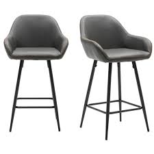 How many chairs or barstools can fit at a. 30 Inch Seat Height Bar Stool Modern Industrial Bucket Back Barstool Set Of 4 Home Garden Furniture Home Garden