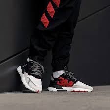 Black And Red Adidas Joggers Adidas Nite Jogger 3m Core Black Crystal White 62 40 Free Shipping In 2020 Adidas Joggers Black
