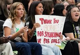 This is why it matters. Thank you, @sophie_cham and @rileygbarker, for  showing the next generation of young women how to stand up for what is  right.