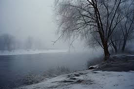 Winter Landscape Cold Winter Nightfall ...