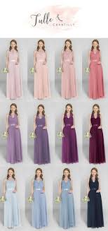 Tulle Convertible Multi Wear Bridesmaid Dress Tbqp307 Pink Bridesmaid Dresses Infinity Dress Bridesmaid Purple Bridesmaid Dresses