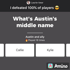 And their middle names currently suck; Featured Austin And Ally Amino