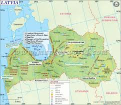 Latvia Map Map Of Lativia Latvia Geography Map Map