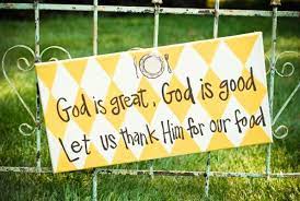 Encourage children to pray to god as they would talk to him if he wa. God Is Great God Is Good Let Us Thank Him For Our Food Amen Greatful Etsy Canvas God Is Good