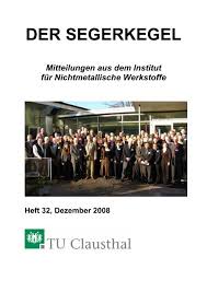 Formkörper, die ihre festigkeit und kontur bei bestimmter temperatur ändern. Der Segerkegel Institut Fur Nichtmetallische Werkstoffe Tu Clausthal