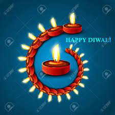 Good wishes for a joyous diwali and a happy new year with plenty of peace and prosperity. Beautiful Happy Diwali Stylish Diya Blue Colorful Hindu Festival Background Illustration Royalty Free Cliparts Vectors And Stock Illustration Image 22246669