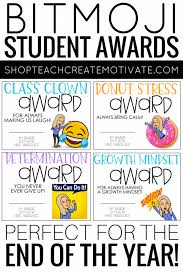 Bitmoji Awards Classroom Awards Teaching Classroom Student Awards