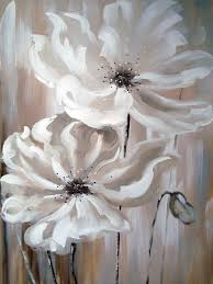 Celebrate the season with this majestic centerpiece of sparkling silver and glamorous gold. White Flower I Oil Painting Contemporary Paintings By International Image Canvas Houzz