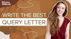 Top 5 Elements of a Successful Query Letter - YouTube