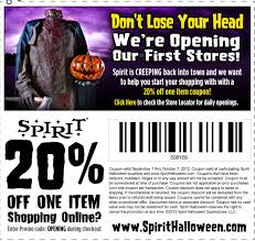 Spirit Halloween 20 Off Coupon Costumes And Decorcations Spirit Halloween Coupon Spirit Halloween Halloween Spirit Store