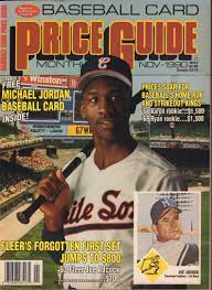 Check spelling or type a new query. Baseball Card Price Guide November 1990 Michael Jordon Joe Adcock W Mint Cards Amazon Com Books