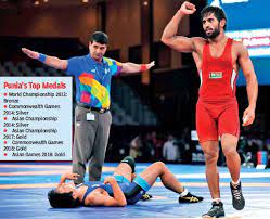 Bajrang would like to return home with gold, not silver like sushil and ravi. Asian Games Bajrang Punia Reigns Supreme Sushil Kumar Crashes Out Asian Games 2018 News Times Of India