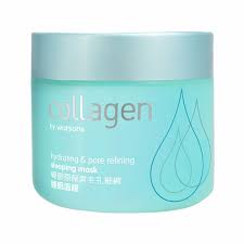 Watsons Colllagen Hydrating Pore Refining Sleeping Mask 100g Face Skin Care Collagenbywatsons Watson Collagen By Watsons Skin Care Dark Spots Collagen Mask