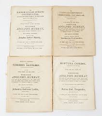 Adolph Murray medicinska dissertationer, 22 vol.