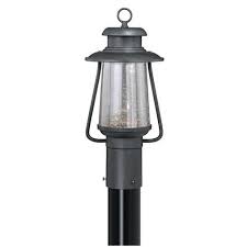 Patriot Lighting Kailani 16 Vintage Black Led Outdoor Post Light At Menards Outdoor Post Lights Post Lights Front Yard Walkway