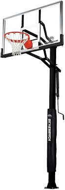 From the playing ground level, measure 10 feet, and mark it on the pole, the wall, or the cast bar. Best In Ground Basketball Hoop 2021 Goal Installation Reviews