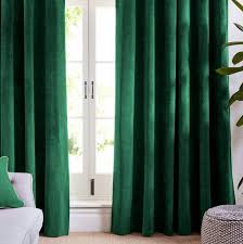 Emerald green velvet curtains are the perfect backdrop to edwardian or victorian furnishings providing a colorful contrasting foil to the usual red velvet drapes often used. Forest Green Velvet Curtains And Drapes Soft Panels Natural Etsy