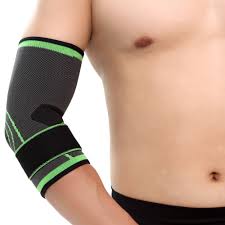 2017 Elastic Bandage Gym Sport Compression Adjustable Elbow Protective Pad Absorb Sweat Basketball Tennis Arm Sleeve Warmer A Arm Sleeve Sports Sports Safety
