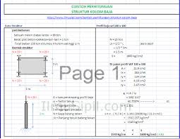 Applications must respond with immediate feedback even while some. Contoh Perhitungan Struktur Kolom Baja