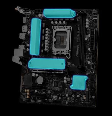 Buy the ASRock B860M-X WiFi MATX Motherboard For Intel 15th GEN B860, 2x  M.2,... ( B860M-X WiFi ) online - PBTech.com/pacific