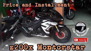 Motorstar New Explorer Z200x Price And Installment For 200cc Youtube
