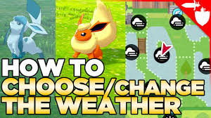 How To Choose Change The Weather In Pokemon Sword And Shield Also Fog Sandstorm Hail