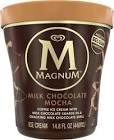 Milk Chocolate Mocha Coffee Ice Cream With Milk