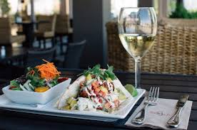 To assemble tacos, top with cabbage then fish, a dollop of sour cream and a squeeze of lime juice. Fish Tacos Picture Of Sammy J S Grill Bar West Kelowna Tripadvisor