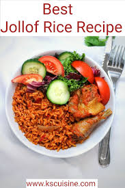 Jollof Rice Nigerian Jollof Rice K S Cuisine Recipe Jollof Rice Jollof Rice Nigerian Rice Recipes