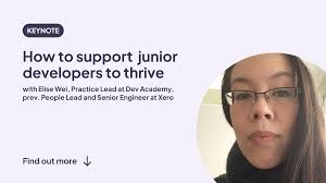 Tech Leader Chats: How to support junior developers to thrive with Elise  Wei