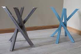 With coffee table legs, dining table legs and sofa table legs in various styles and types to choose from, you can customize your furniture with ease to look exactly how you want. Woolacombe Metal Steel Table Legs For Round Square Funky Etsy Steel Table Legs Table Legs Steel Table