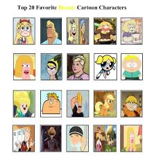 Top 20 Favorite Blonde Cartoon Characters By Mlp Vs Capcom Cartoon Characters Cartoon Favorite Cartoon Character