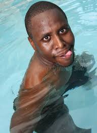 African Americans in swimming pools