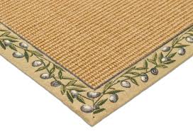Verkaufe einen sisal teppich mit gebrauchsspuren (siehe fotos) daher so günstig abzugeben. Sisal Teppich Mio Natur Mit Grosser Olivenranke