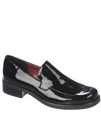 A shape that also offers more comfort for your toes. Franco Sarto Bocca Patent Leather Block Heel Loafers Dillard S