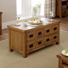 By lane (17) brown charleston 2 pack accent backless stools. Rustic Oak 4 Drawer Storage Coffee Table The Furniture Market
